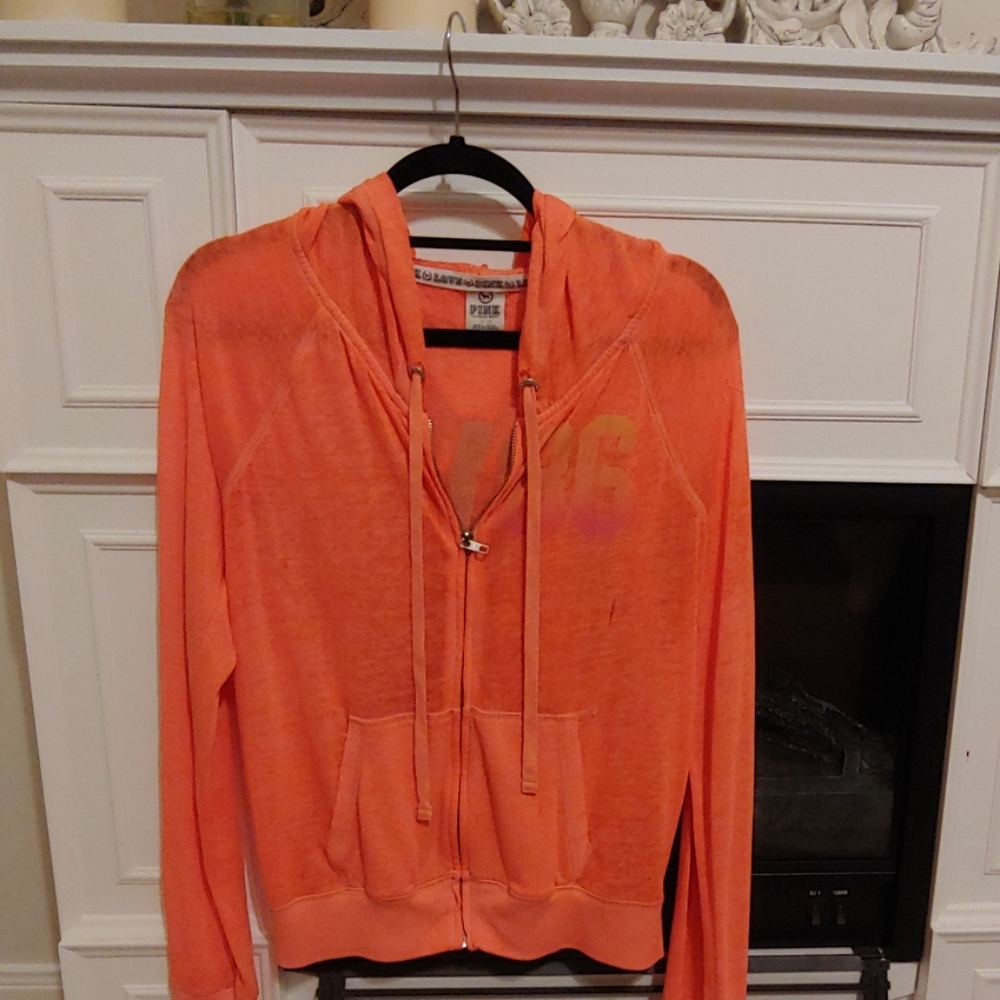 Orange Pink Victoria secret jacket